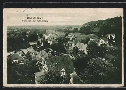 AK Bad Altheide, Blick von der kath. Kirche