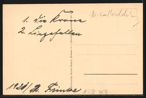 AK Görbersdorf /Schles., Oberes Dorf mit Freudengrund