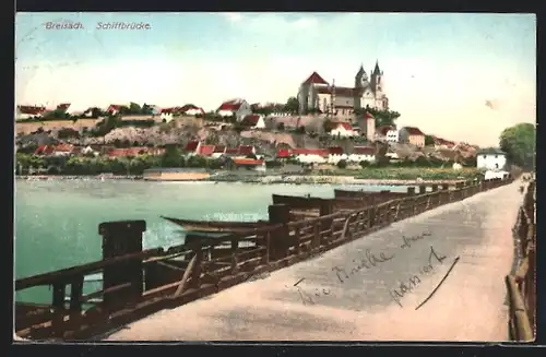 AK Breisach, Schiffbrücke und Schloss