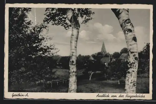 AK Genthin, Ausblick von der Hagenbrücke
