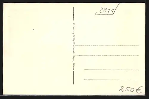 AK Bücken, Strassenszene mit Kirche