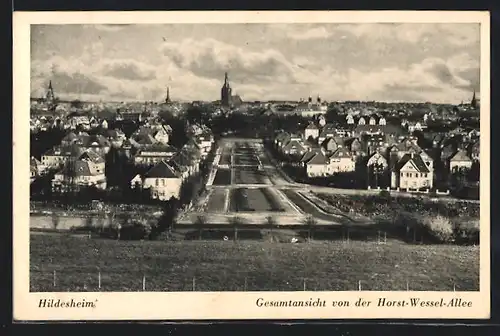 AK Hildesheim, Gesamtansicht von der Allee
