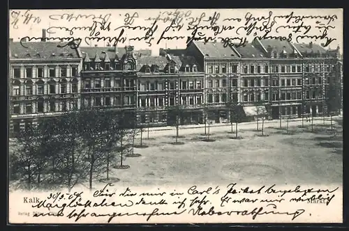 AK Köln-Kalk, Blick auf den Markt