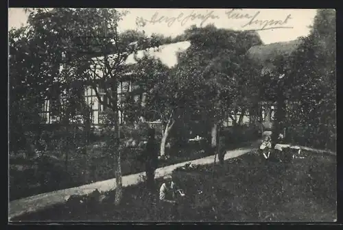 AK Lilienthal b. Bremen, Gasthof Murken`s Sommergarten