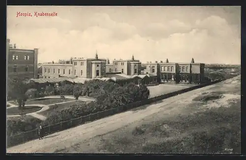 AK Norderney, Blick auf Hospiz, Knabenseite