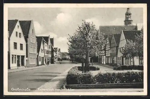 AK Verden /Aller, Blick in die Grossestrasse