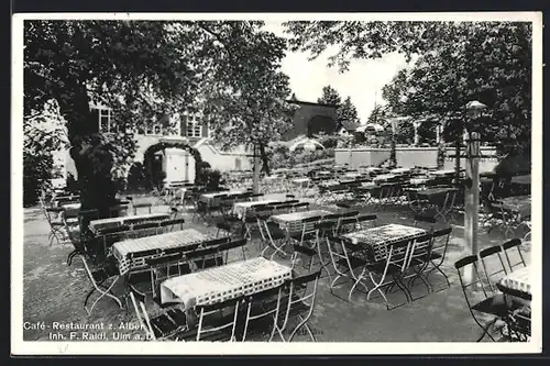 AK Ulm a. D., Café-Restaurant z. Alber, Inh. F. Raidl