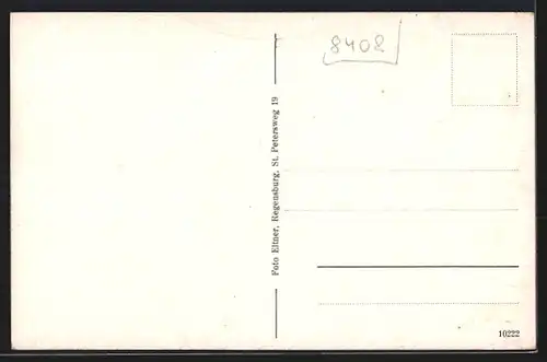 AK Barbing, Gasthaus Jos. Huber, Walhalla, Siedlung