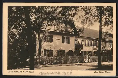 AK Bad Tölz, Hotel Haus Hagn, Schützenstrasse 7