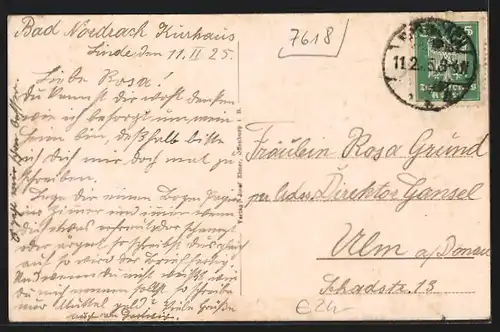 AK Nordrach, Partie mit Hotel Linde