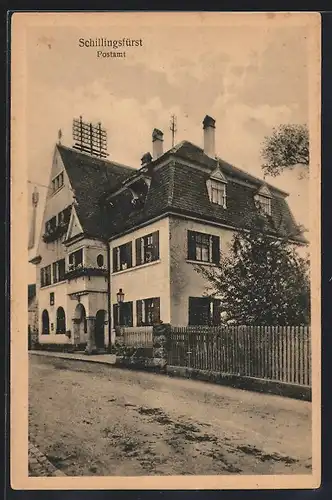 AK Schillingsfürst, Partie am Postamt