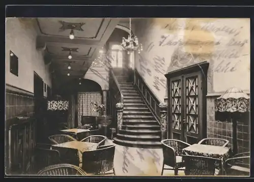 AK Annahütte /N.-L., Werks-Gasthaus, Diele, Innenansicht