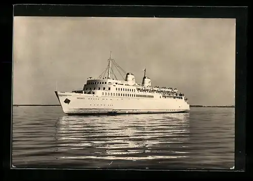 AK Fährschiff Sassnitz auf See