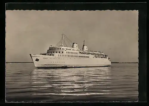 AK Fährschiff Sassnitz auf See
