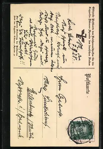 AK Hugo Eckener im Porträt