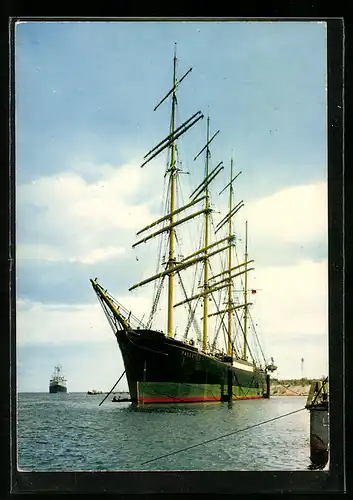 AK Segelschiff Passat vor Anker
