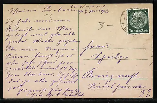 AK Stralsund, Trajektschiff auf der Überfahrt nach Rügen