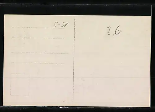 AK Wasserflugzeug in Seenot