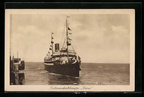 AK Turbinenschnelldampfer Kaiser