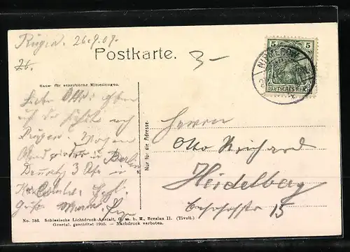 AK Überfahrt von Stralsund nach Rügen mittels Trajektschiff Putbus