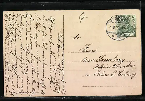 AK Passagierschiff Blücher in Fahrt