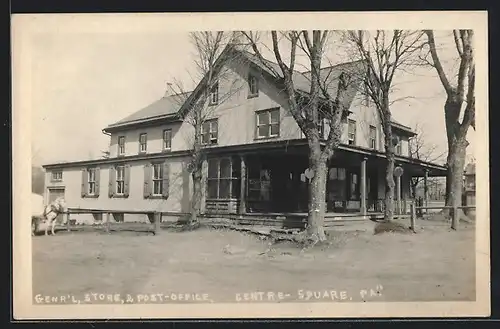 AK Centre-Square, PA, Genr`l Store & Post Office