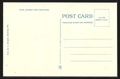 AK Mountain Home, PA, Post Office, Toboggan Slide in distance