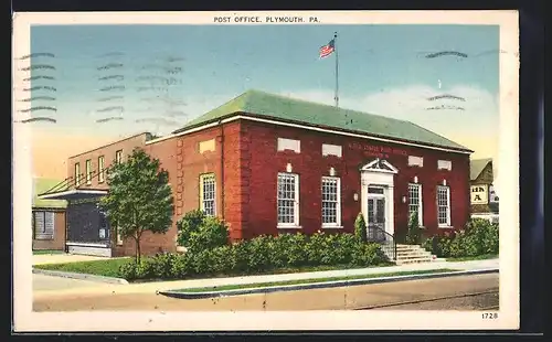AK Plymouth, PA, Post Office
