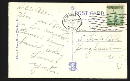 AK Plymouth, PA, Post Office