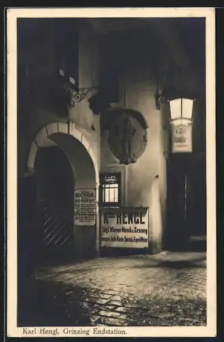 AK Wien-Grinzing, Karl Hengl, Endstation