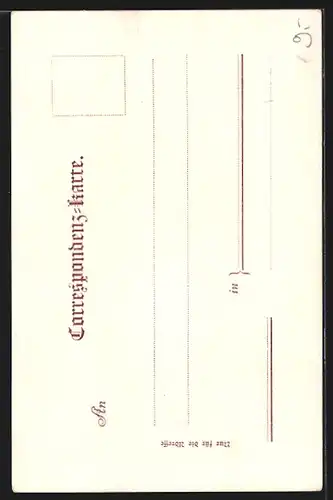 Lithographie Wien, Habsburg-Warte und Schutzhaus am Hermannskogel