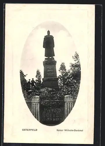 AK Osterfeld, Kaiser Wilhelm Denkmal