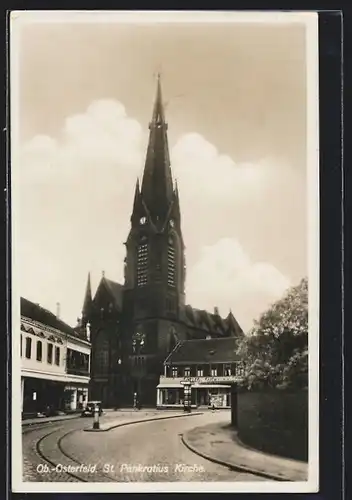 AK Oberhausen-Osterfeld, St. Pankratius Kirche