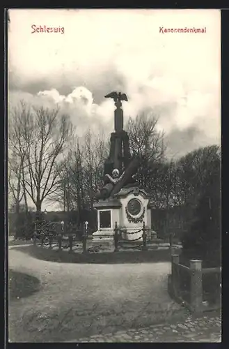 AK Schleswig, Kanonendenkmal