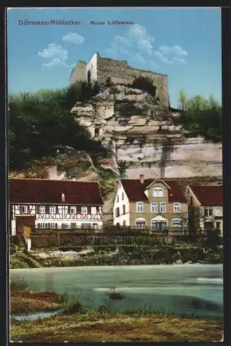 AK Dürrmenz-Mühlacker, Ruine Löffelstelz