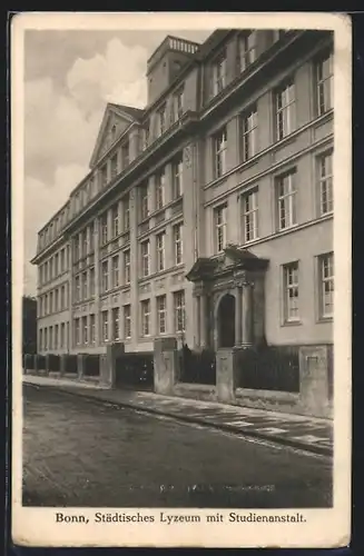 AK Bonn, Städtisches Lyzeum mit Studienanstalt