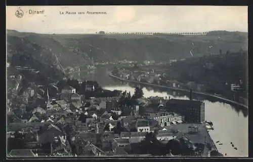 AK Dinant, La Meuse vers Anseremme