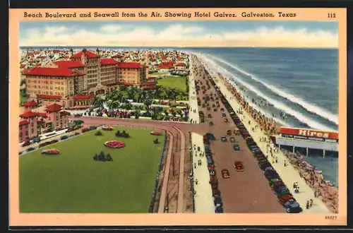 AK Galveston, TX, Hotel Galvez, Beach Boulevard