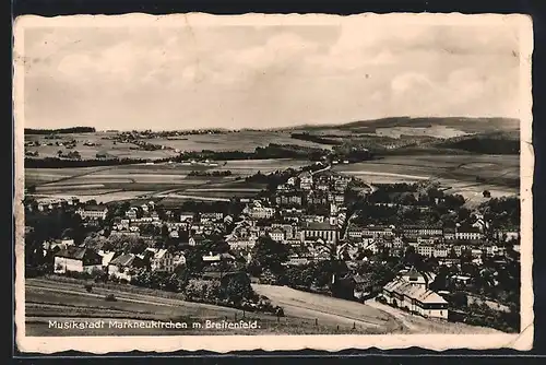 AK Markneukirchen, Teilansicht mit Breitenfeld