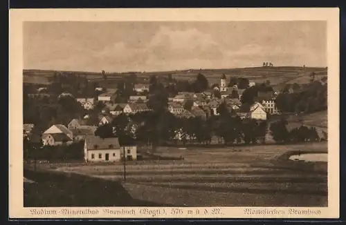 AK Brambach /Vogtl., Teilansicht