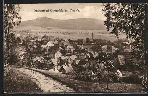 AK Oberschlema /Erzgeb., Teilansicht