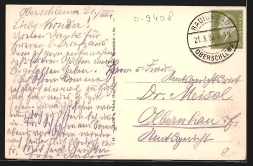 AK Oberschlema /Erzgeb., Teilansicht