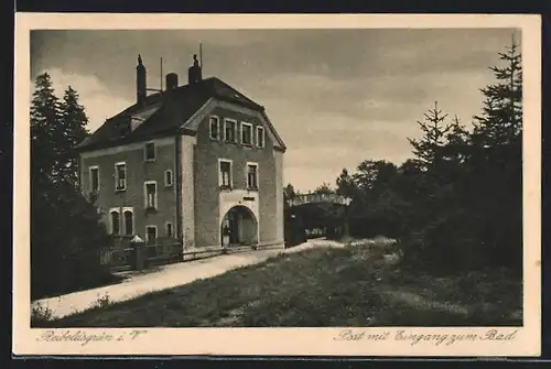 AK Reiboldsgrün, Post mit Eingang zum Bad