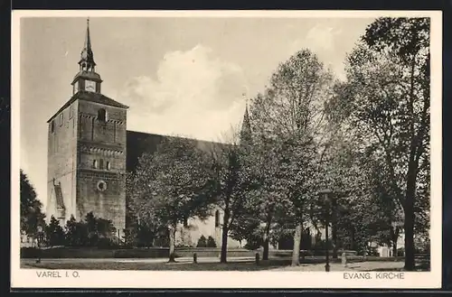 AK Varel i. O., An der Evang. Kirche