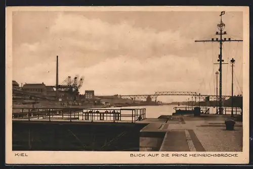AK Kiel, Blick auf die Prinz Heinrichsbrücke