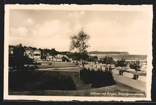 AK Göhren auf Rügen, An der Strandpromenade