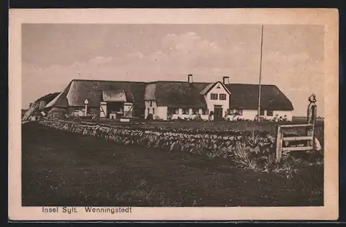 AK Wenningstedt a. Sylt, Ortsansicht bei Tag