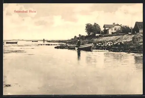 AK Stein, Ortsansicht am Wasser
