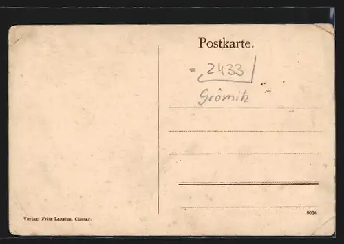 AK Cismar, Strassenpartie mit Kutsche