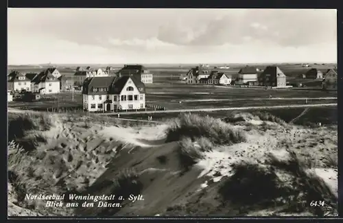 AK Wenningstedt a. Sylt, Blick aus den Dünen